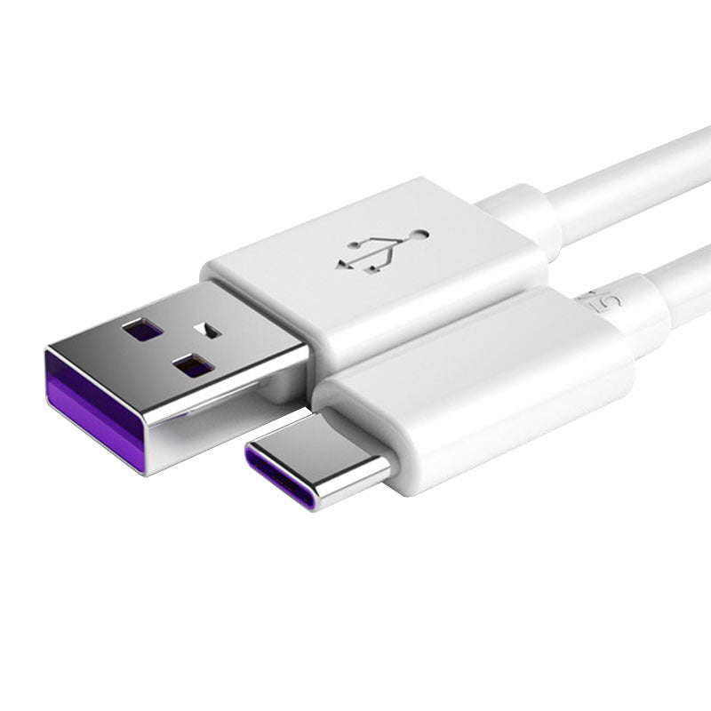 HKM-836499 5A Type-C Super Fast Charge Data Cable - 1m, 1.5m, 2m Length Options, Durable Soft PVC Design