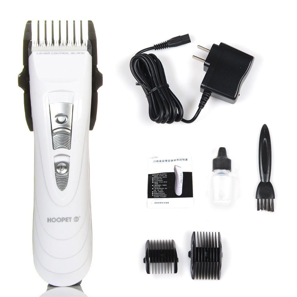 HKM-8368189 Ceramic Rechargeable Dog Electric Clipper with Titanium Alloy Blade and Accessories