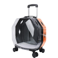 HKM-8368829 Translucent Cartoon Pet Backpack with Ventilation for Dogs and Cats - 10kg Capacity