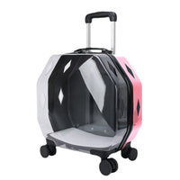 HKM-8368829 Translucent Cartoon Pet Backpack with Ventilation for Dogs and Cats - 10kg Capacity