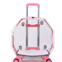 HKM-8368829 Translucent Cartoon Pet Backpack with Ventilation for Dogs and Cats - 10kg Capacity