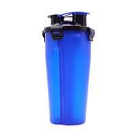 HKM-8369853 Portable 2-in-1 Dog Water and Food Cup - Outdoor Drinking Bottle for Pets, 350ml Capacity