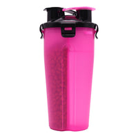 HKM-8369853 Portable 2-in-1 Dog Water and Food Cup - Outdoor Drinking Bottle for Pets, 350ml Capacity