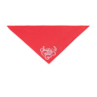 HKM-8369981 Holiday Cotton Dog Cat Turban with Elk, Snowman, and Letter Patterns - Neck Size 25-48CM