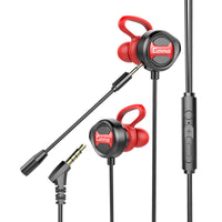 HKM-837011 Gaming Earbuds with Microphone for Mobile and Music – Wired 3.5mm Connector