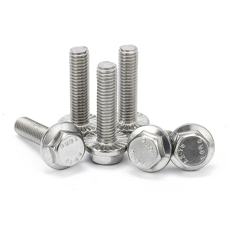 HKM-837139 Stainless Steel Hex Flange Bolt M3-M60 with Washer