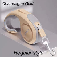 HKM-8372157 Automatic Telescopic Pet Leash for Dogs and Cats, 3m High-Tensile Webbing with Ergonomic Grip