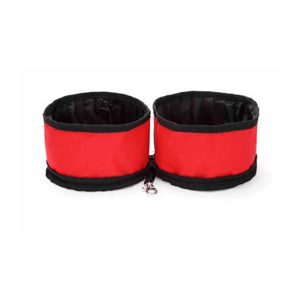 HKM-8372541 Portable Folding Double Pet Bowl - Waterproof Oxford Cloth Travel Solution