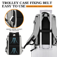HKM-837331 Stylish Waterproof Nylon Backpack for Men with Custom Logo Printing and Laptop Compartment