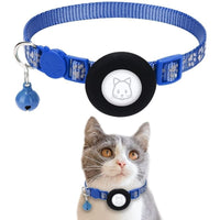 HKM-8374333 Reflective Leather Cat Collar with Bell - Multiple Colors Available