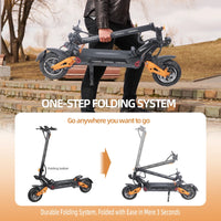 HKM-837459 All-Terrain Electric Mobility Scooter with Dual Motors and Long Range - Foldable, Waterproof, 3000W Motor, 200 kg Load Capacity