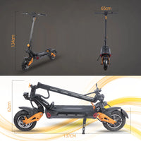 HKM-837459 All-Terrain Electric Mobility Scooter with Dual Motors and Long Range - Foldable, Waterproof, 3000W Motor, 200 kg Load Capacity
