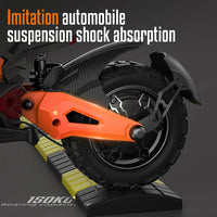 HKM-837459 All-Terrain Electric Mobility Scooter with Dual Motors and Long Range - Foldable, Waterproof, 3000W Motor, 200 kg Load Capacity