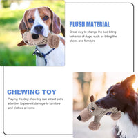 HKM-8375613 Large Plush Dog Squeaky Toy for Interactive Chewing Fun and Bonding - Ideal for Medium to Large Dogs