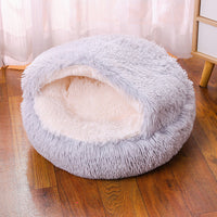 HKM-8376381 Waterproof Semi-Enclosed Dog Kennel with Plush Interior and Multiple Color Options