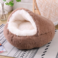 HKM-8376381 Waterproof Semi-Enclosed Dog Kennel with Plush Interior and Multiple Color Options