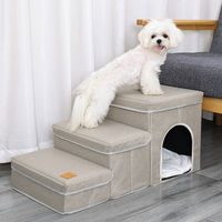 HKM-8376509 Multifunctional Pet Stairs and Cat Kennel Cage for Easy Sofa and Bed Access