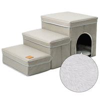 HKM-8376509 Multifunctional Pet Stairs and Cat Kennel Cage for Easy Sofa and Bed Access