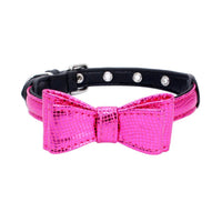 HKM-837651 Leather Pet Collar with Scalable Design, Available in Multiple Sizes (XS, S, M)