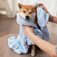 HKM-8377789 Quick-Drying Absorbent Cotton Towel for Pets - Multiple Sizes Available