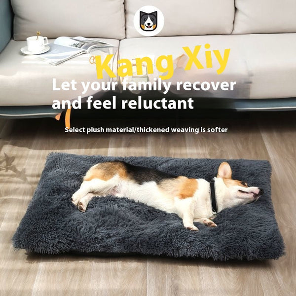 HKM-8378173 Thickened Winter Warm Mat for Dogs - Plush & Cozy, Multiple Sizes Available