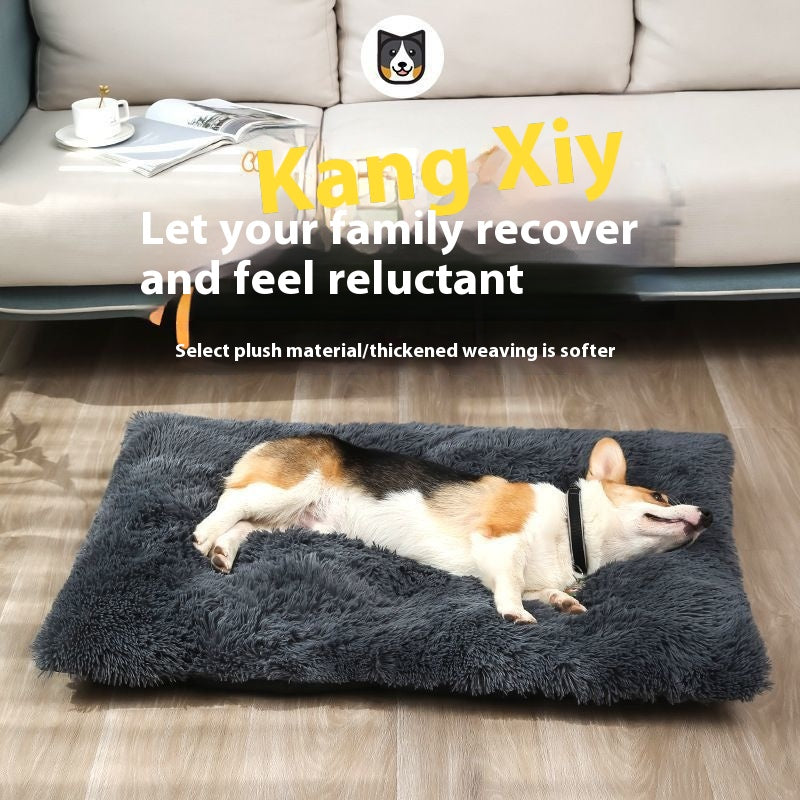HKM-8378173 Thickened Winter Warm Mat for Dogs - Plush & Cozy, Multiple Sizes Available