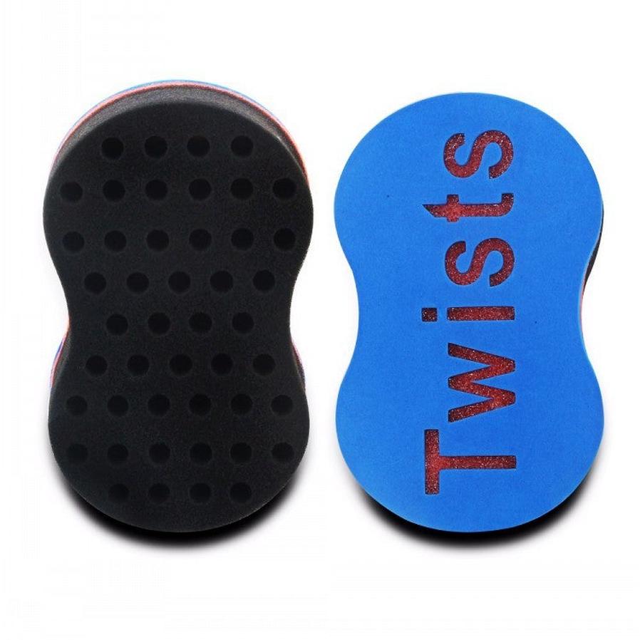 HKM-837907 Curly Hair Twist Sponge - 14.5 x 9.5 x 5.5 cm, Made of Soft Sponge Material
