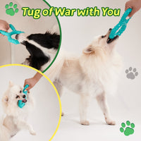 HKM-8379581 Interactive Dog Chewing Toy with Teeth Grinding Function and Pull Ring Design