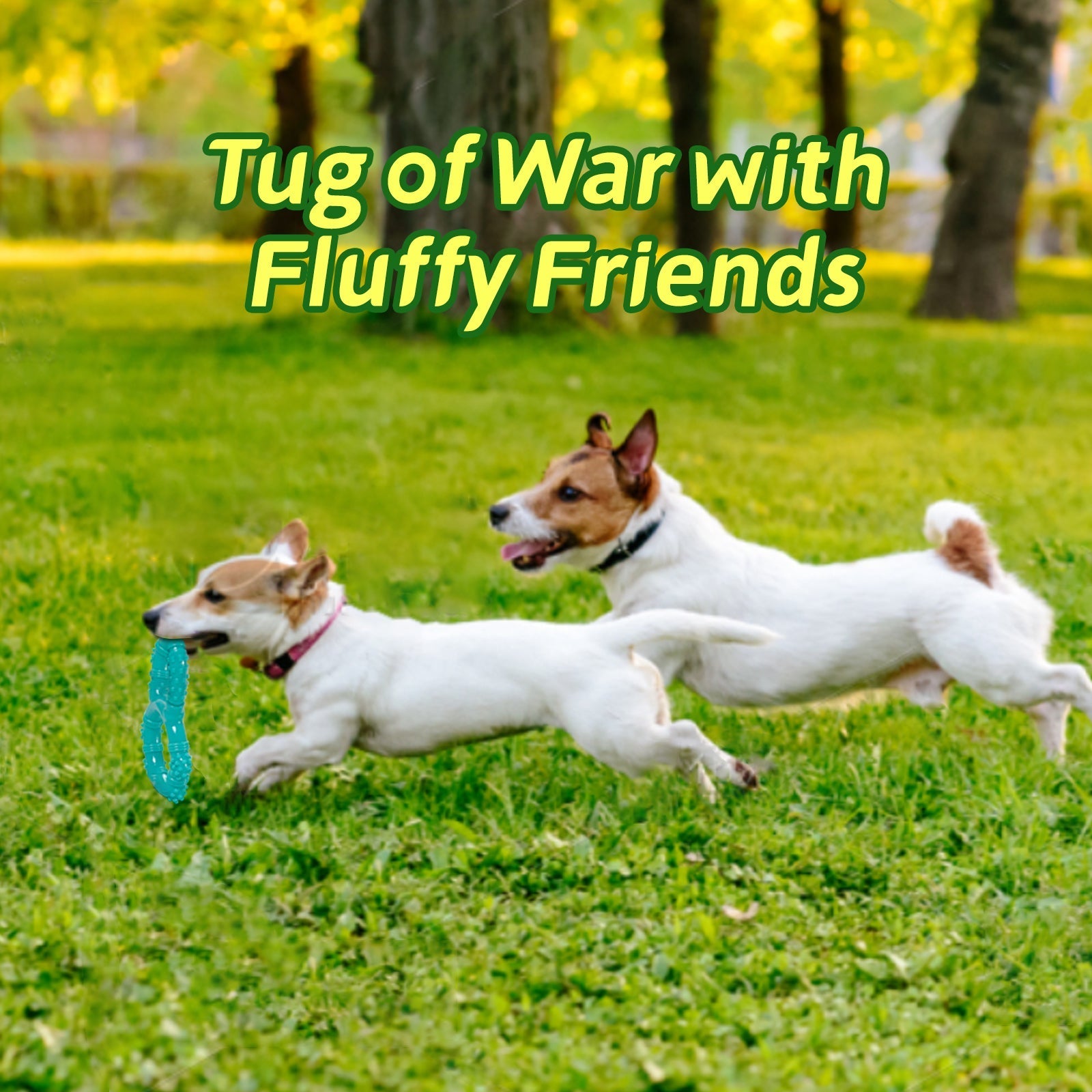 HKM-8379581 Interactive Dog Chewing Toy with Teeth Grinding Function and Pull Ring Design
