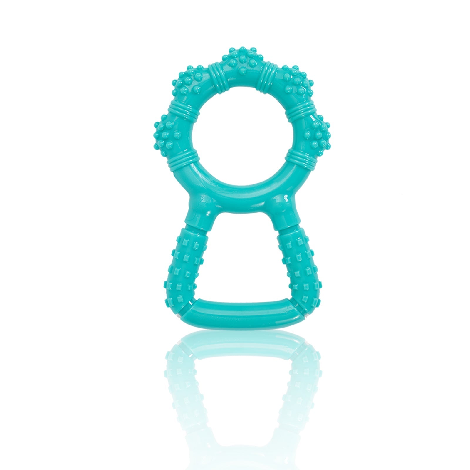 HKM-8379581 Interactive Dog Chewing Toy with Teeth Grinding Function and Pull Ring Design