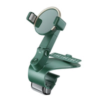 HKM-837971 1200° Rotating Mobile Phone Holder for Car Dashboard, Sun Visor, and Office Desk - Multi-functional Design