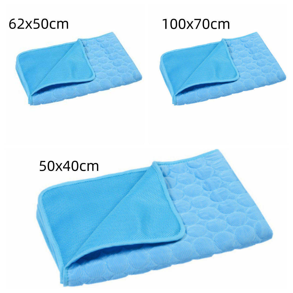 HKM-8379965 Cooling Pet Sleeping Mat Made of Ice Silk and Mesh for Hot Weather