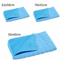 HKM-8379965 Cooling Pet Sleeping Mat Made of Ice Silk and Mesh for Hot Weather