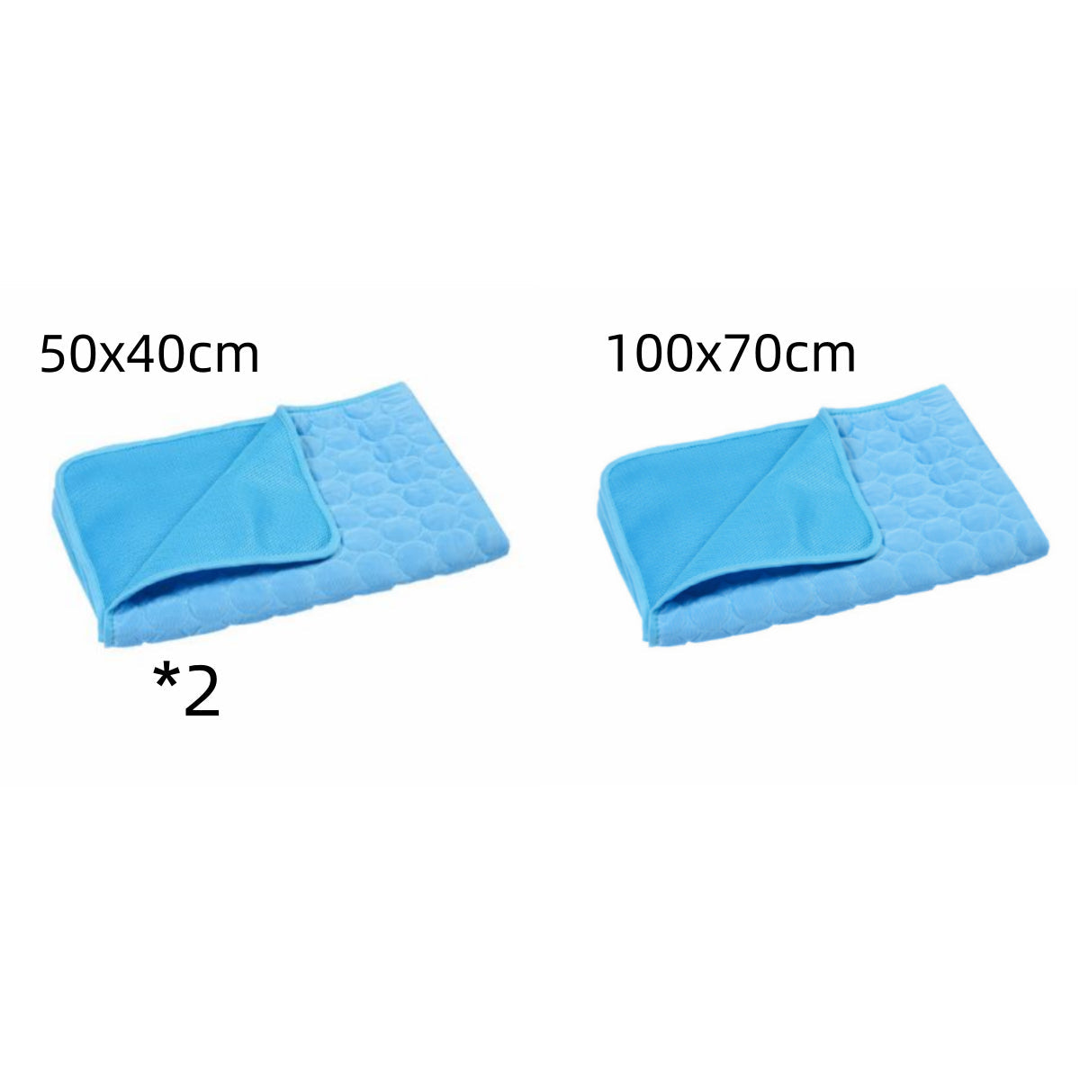 HKM-8379965 Cooling Pet Sleeping Mat Made of Ice Silk and Mesh for Hot Weather