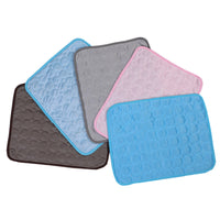HKM-8379965 Cooling Pet Sleeping Mat Made of Ice Silk and Mesh for Hot Weather