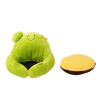 HKM-8382141 Cozy Cactus Cat Bed - Soft Dual-Sided Nest with Removable Crystal Velvet Cushion