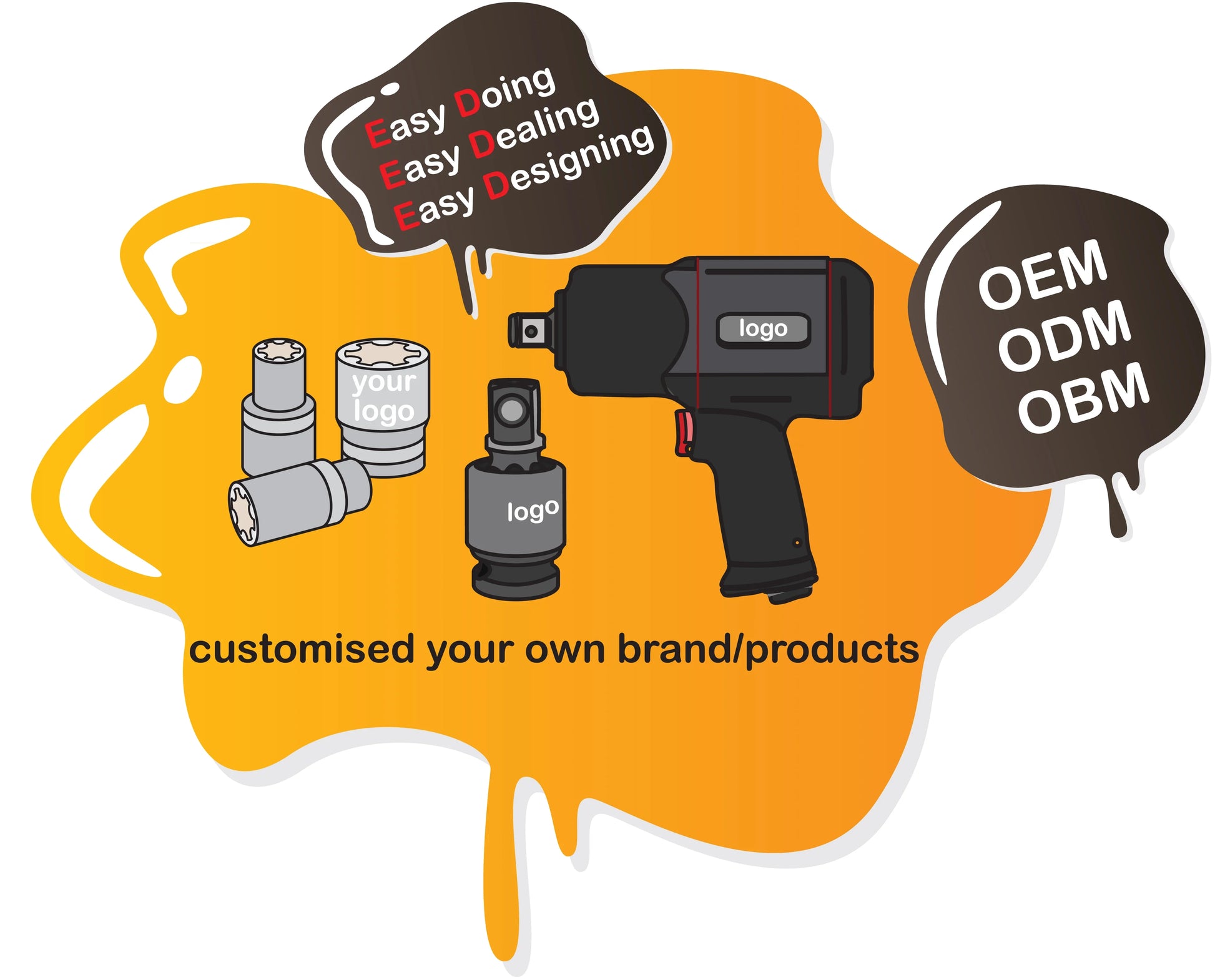 HKM-838291 24-Piece 1/2 Inch Standard Ratchet and Socket Hand Tool Set from Taiwan