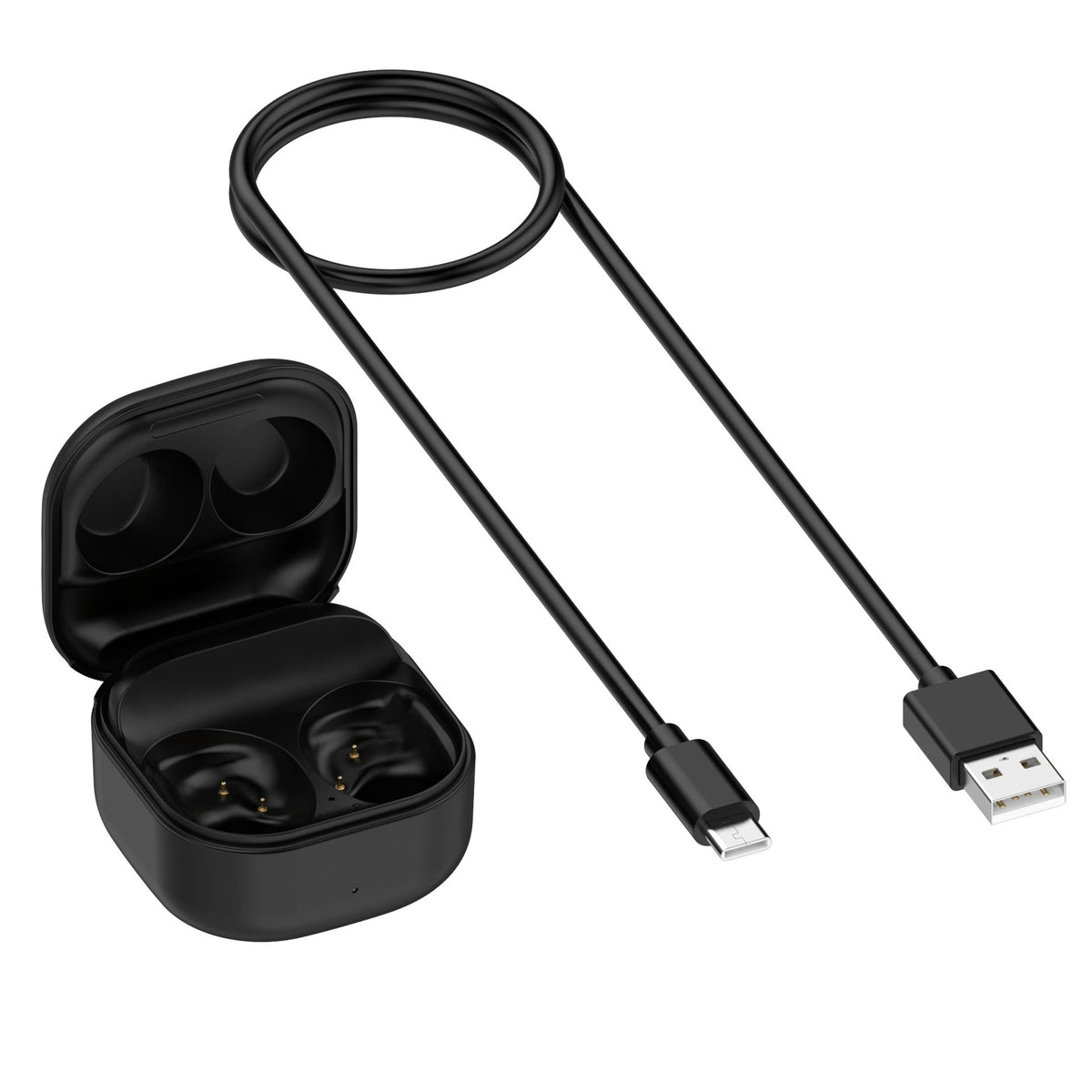 HKM-838291 Samsung Headset Storage and Charging Case - Black or White Plastic Design