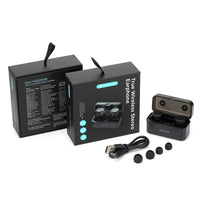 HKM-838291 True Wireless Bluetooth Headset with Stereo Sound and 12-Hour Battery Life