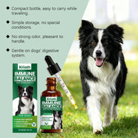 HKM-8383933 Canine Immune Support Herbal Drops - 60 ml with Chicken Flavor and Natural Ingredients