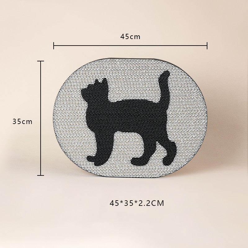 HKM-8384061 Christmas Cat Scratch Board with Various Designs and Mouse Toy