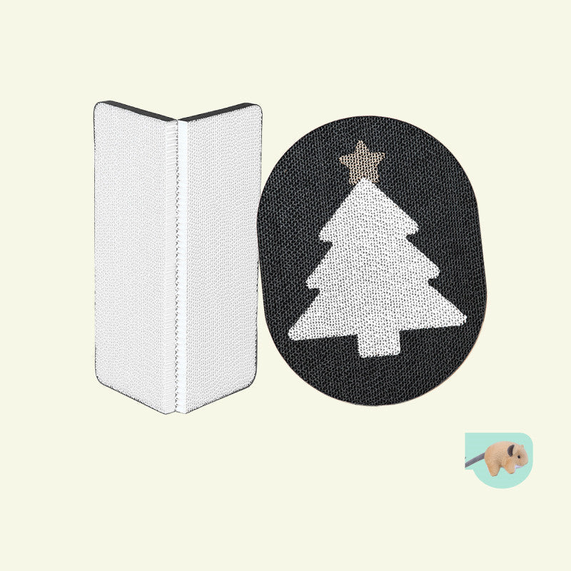 HKM-8384061 Christmas Cat Scratch Board with Various Designs and Mouse Toy