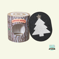 HKM-8384061 Christmas Cat Scratch Board with Various Designs and Mouse Toy