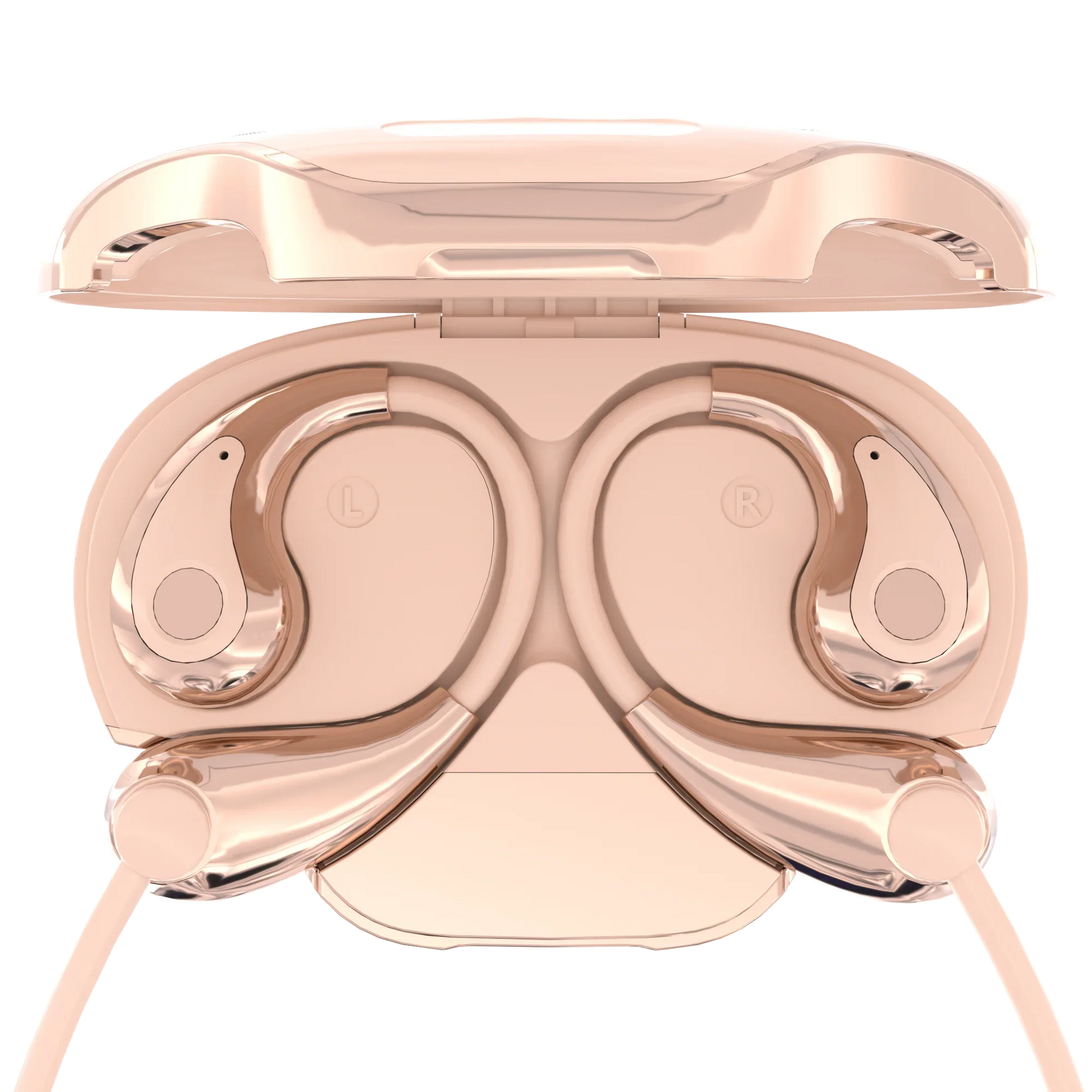 HKM-838419 YX49 Elegant ENC Earbuds with LED Battery Indicator and JL Chipset - Suitable for Sports - Available in Pink, White, Black