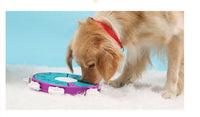 HKM-8384701 Interactive Dog Puzzle Feeder Toy for Puppies and Medium Dogs - Snack Dispenser with 9 Compartment Game