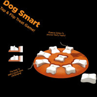 HKM-8384701 Interactive Dog Puzzle Feeder Toy for Puppies and Medium Dogs - Snack Dispenser with 9 Compartment Game