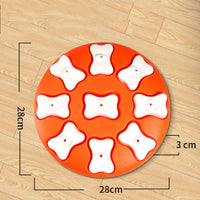 HKM-8384701 Interactive Dog Puzzle Feeder Toy for Puppies and Medium Dogs - Snack Dispenser with 9 Compartment Game