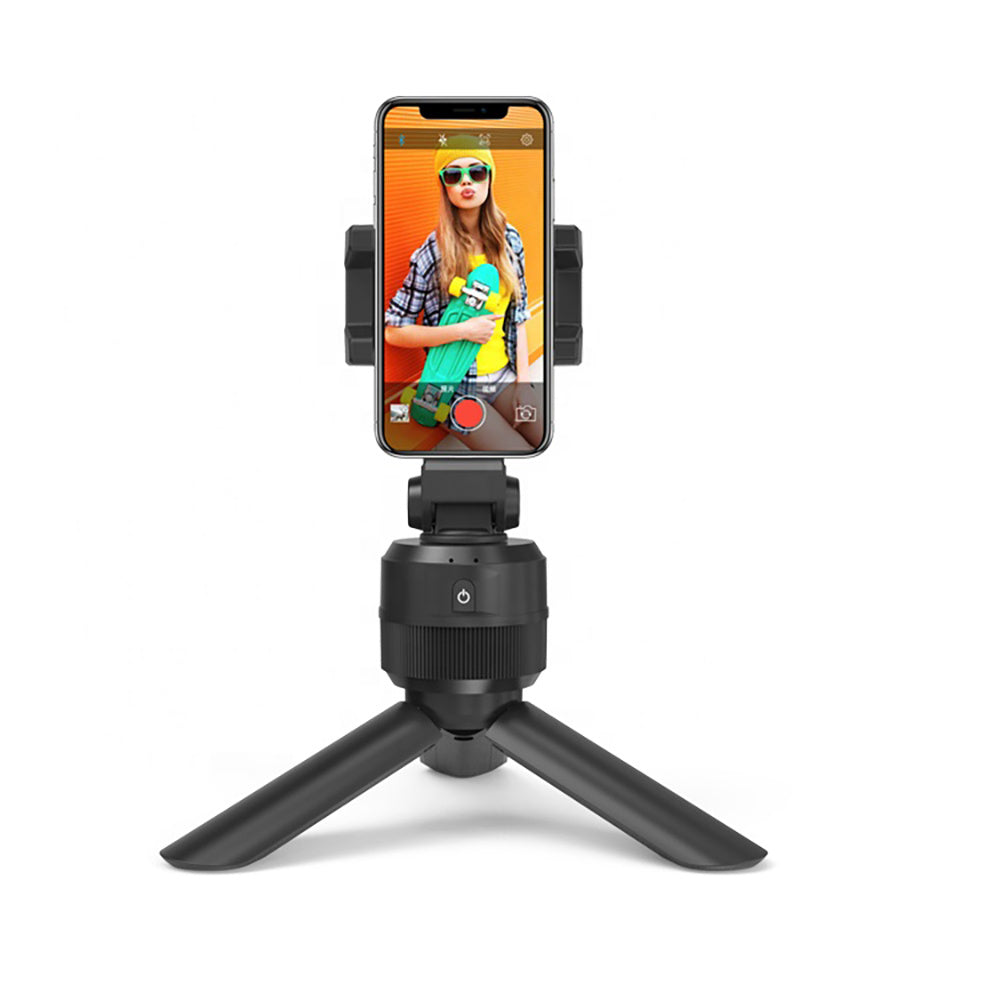 HKM-838483 360-Degree Rotating Mobile Phone Holder - Fast Vertical & Horizontal Rotation, Indoor Use, Battery Powered