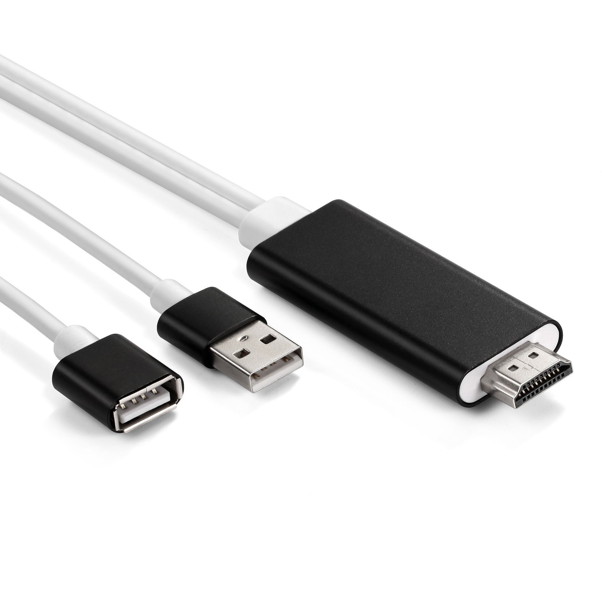 HKM-838483 High-Definition HDMI Adapter Cable for Dual Screen Sharing, 0.8m Length