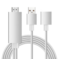 HKM-838483 High-Definition HDMI Adapter Cable for Dual Screen Sharing, 0.8m Length